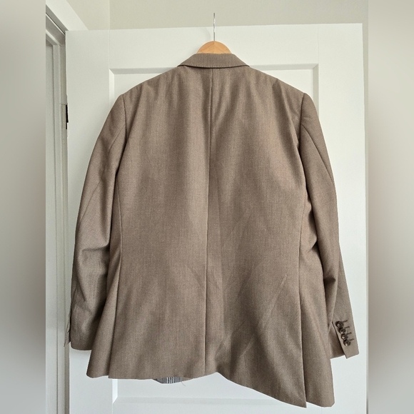 Jf J. Ferrar Tan Mens Xl Blazer And Vest Made In Vietnam - Picture 2 of 16